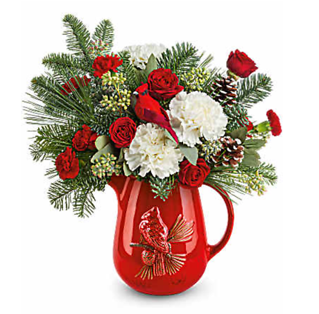 Scarlet Cardinal Standard Bouquet