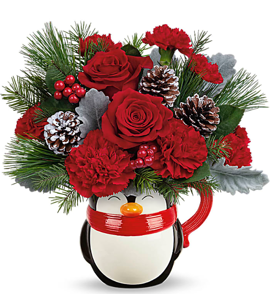 North Pole Penguin Standard Bouquet
