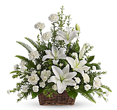 White Lilly Bouquet