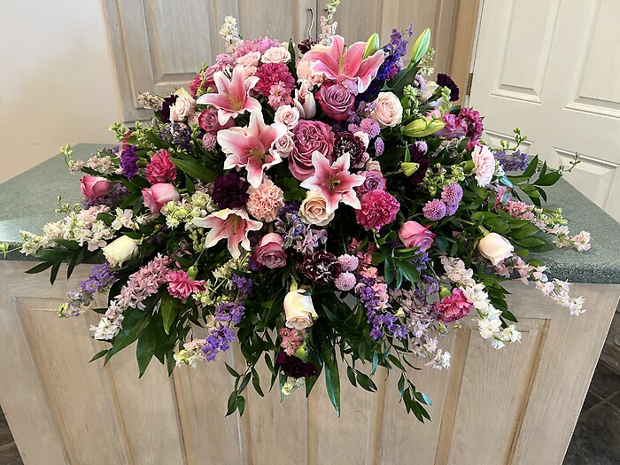 Love and Light Casket Spray
