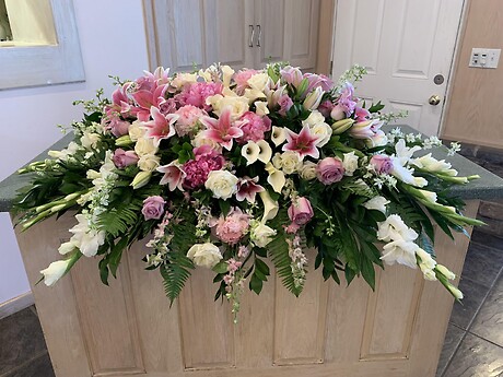 High Style Casket Spray
