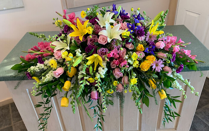 Springtime Reflections Casket